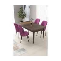 Set mobilă pentru bucătărie Hanah Home Nil Baroque Purple