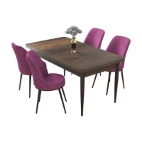Set mobilă pentru bucătărie Hanah Home Nil Baroque Purple imaginea #2 — magazin online Desire.md