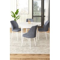 Set mobilă pentru bucătărie Hanah Home Rox White Fume