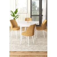 Set mobilă pentru bucătărie Hanah Home Rox White Cappuccino