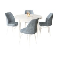 Set mobilă pentru bucătărie Hanah Home Rox White Grey imaginea #2 — magazin online Desire.md