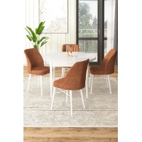 Set mobilă pentru bucătărie Hanah Home Rox White Tile Red