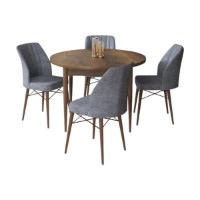 Set mobilă pentru bucătărie Hanah Home Rox Baroque Fume imaginea #2 — magazin online Desire.md