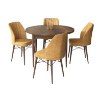 Set mobilă pentru bucătărie Hanah Home Rox Baroque Cappuccino imaginea #2 — magazin online Desire.md