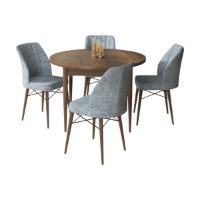 Set mobilă pentru bucătărie Hanah Home Rox Baroque Grey imaginea #2 — magazin online Desire.md