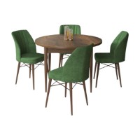Set mobilă pentru bucătărie Hanah Home Rox Baroque Khaki imaginea #2 — magazin online Desire.md