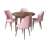 Set mobilă pentru bucătărie Hanah Home Rox Baroque Pink imaginea #2 — magazin online Desire.md