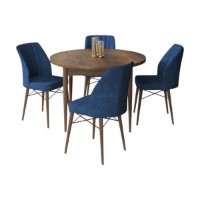 Set mobilă pentru bucătărie Hanah Home Rox Baroque Navy Blue imaginea #2 — magazin online Desire.md