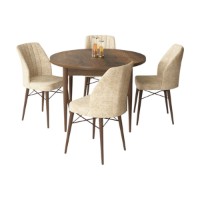Set mobilă pentru bucătărie Hanah Home Rox Baroque Cream imaginea #2 — magazin online Desire.md