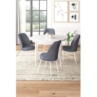 Set mobilă pentru bucătărie Hanah Home Tor White Fume