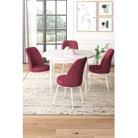 Set mobilă pentru bucătărie Hanah Home Tor White Burgundy