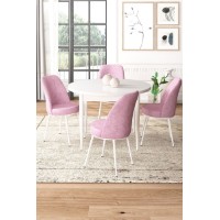 Set mobilă pentru bucătărie Hanah Home Tor White Pink