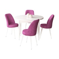Set mobilă pentru bucătărie Hanah Home Tor White Purple imaginea #2 — magazin online Desire.md