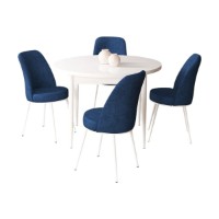 Set mobilă pentru bucătărie Hanah Home Tor White Navy Blue imaginea #2 — magazin online Desire.md