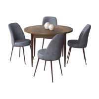 Set mobilă pentru bucătărie Hanah Home Tor Baroque Fume imaginea #2 — magazin online Desire.md