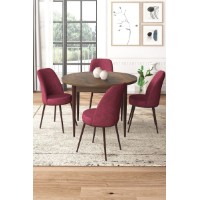 Set mobilă pentru bucătărie Hanah Home Tor Baroque Burgundy