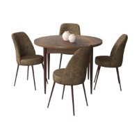 Set mobilă pentru bucătărie Hanah Home Tor Baroque Brown imaginea #2 — magazin online Desire.md