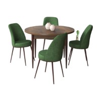 Set mobilă pentru bucătărie Hanah Home Tor Baroque Khaki imaginea #2 — magazin online Desire.md