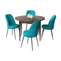 Set mobilă pentru bucătărie Hanah Home Tor Baroque Turquoise imaginea #2 — magazin online Desire.md