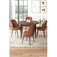 Set mobilă pentru bucătărie Hanah Home Tor Baroque Tile Red