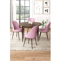 Set mobilă pentru bucătărie Hanah Home Tor Baroque Pink