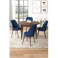 Set mobilă pentru bucătărie Hanah Home Tor Baroque Navy Blue