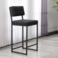 Scaun de bar Hanah Home Retro Anthracite