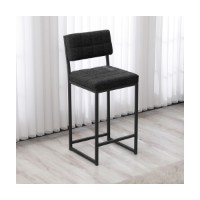 Scaun de bar Hanah Home Retro Anthracite imaginea #2 — magazin online Desire.md