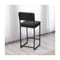 Scaun de bar Hanah Home Retro Anthracite imaginea #4 — magazin online Desire.md