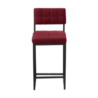 Scaun de bar Hanah Home Retro Burgundy imaginea #7 — magazin online Desire.md