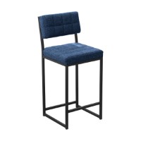 Scaun de bar Hanah Home Retro Navy Blue imaginea #6 — magazin online Desire.md
