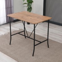 Masa de bar Hanah Home Retro Walnut imaginea #2 — magazin online Desire.md