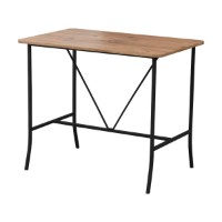 Masa de bar Hanah Home Retro Walnut imaginea #3 — magazin online Desire.md