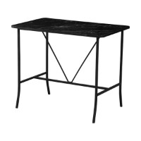 Masa de bar Hanah Home Retro Black imaginea #3 — magazin online Desire.md