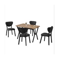 Set mobilă pentru bucătărie Hanah Home Elma Anthracite Walnut imaginea #4 — magazin online Desire.md