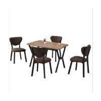 Set mobilă pentru bucătărie Hanah Home Elma Brown Walnut imaginea #4 — magazin online Desire.md