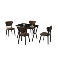 Set mobilă pentru bucătărie Hanah Home Elma Brown Black imaginea #4 — magazin online Desire.md