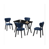 Set mobilă pentru bucătărie Hanah Home Elma Navy Blue Black imaginea #4 — magazin online Desire.md