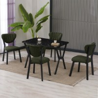Set mobilă pentru bucătărie Hanah Home Elma Green Black imaginea #2 — magazin online Desire.md