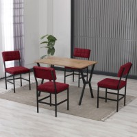 Set mobilă pentru bucătărie Hanah Home Dubai Burgundy Walnut imaginea #2 — magazin online Desire.md