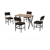 Set mobilă pentru bucătărie Hanah Home Dubai Brown Walnut imaginea #4 — magazin online Desire.md