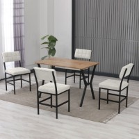 Set mobilă pentru bucătărie Hanah Home Dubai Cream Walnut imaginea #2 — magazin online Desire.md