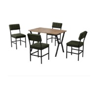 Set mobilă pentru bucătărie Hanah Home Dubai Green Walnut imaginea #4 — magazin online Desire.md