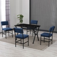 Set mobilă pentru bucătărie Hanah Home Dubai Navy Blue Black imaginea #2 — magazin online Desire.md