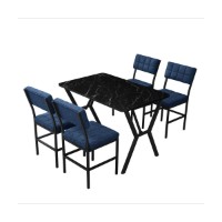 Set mobilă pentru bucătărie Hanah Home Dubai Navy Blue Black imaginea #3 — magazin online Desire.md