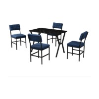 Set mobilă pentru bucătărie Hanah Home Dubai Navy Blue Black imaginea #4 — magazin online Desire.md