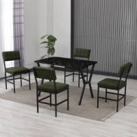 Set mobilă pentru bucătărie Hanah Home Dubai Green Black imaginea #2 — magazin online Desire.md