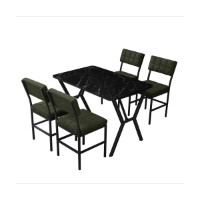 Set mobilă pentru bucătărie Hanah Home Dubai Green Black imaginea #3 — magazin online Desire.md