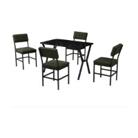 Set mobilă pentru bucătărie Hanah Home Dubai Green Black imaginea #4 — magazin online Desire.md
