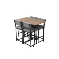 Set mobilă pentru bucătărie Hanah Home Retro Grey Walnut imaginea #4 — magazin online Desire.md